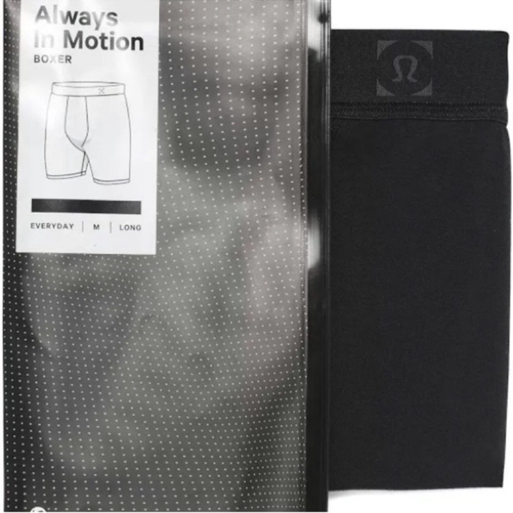 Lululemon Athletica Men's Black Always In Motion Boxer Briefs Small - Picture 5 of 7